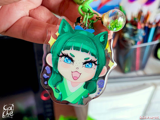 Boticaría Venenosa Gato Cute - Keychain