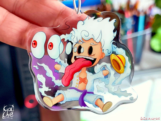 Dios de las risas con ojos saltones - Keychain