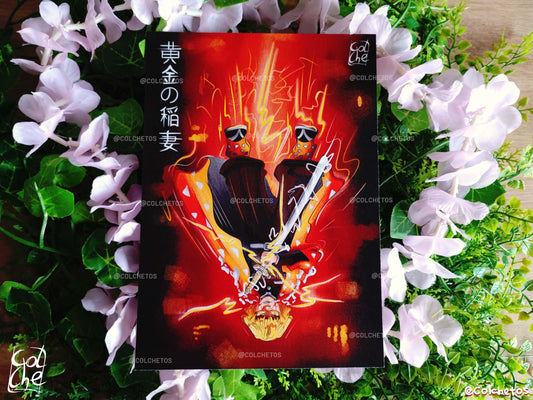 Gritón amarillo caza demonios - Print