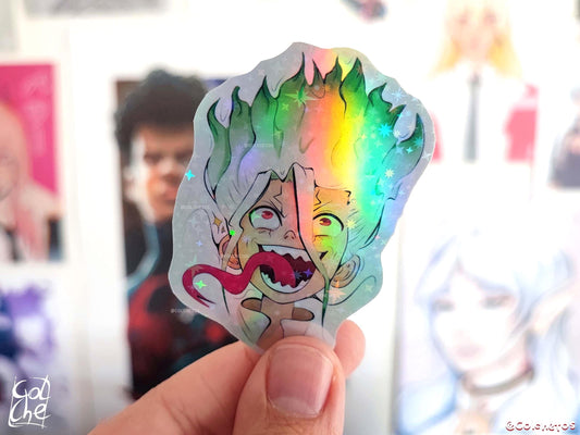 Dr Loco Con Lengua Meme - Sticker