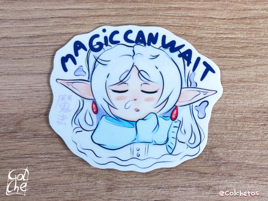 Elfa Maga Dormida "Magic can wait" - Sticker