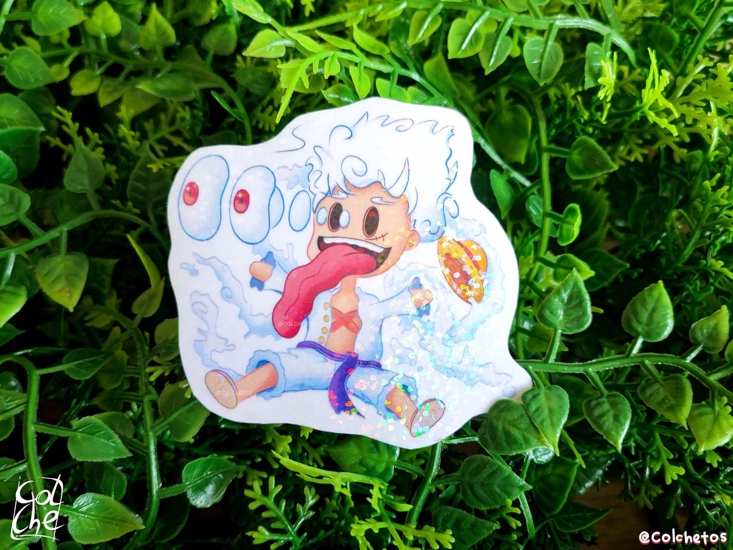 Dios de las risas con ojos saltones - Sticker