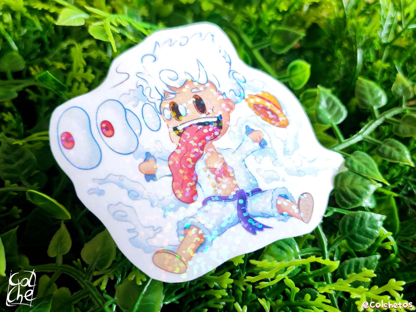 Dios de las risas con ojos saltones - Sticker