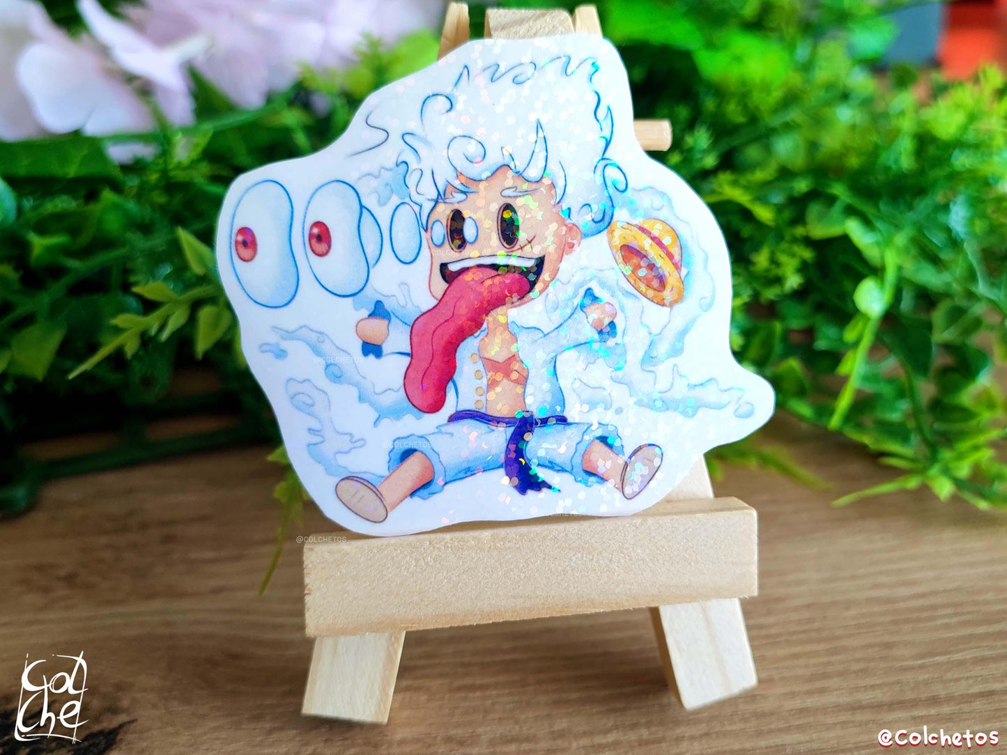 Dios de las risas con ojos saltones - Sticker