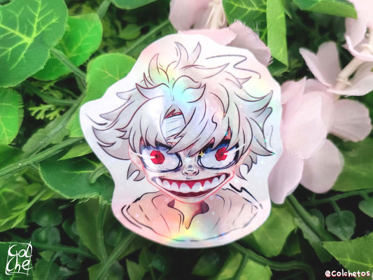 Rey de la Basura Creepy Face - Sticker