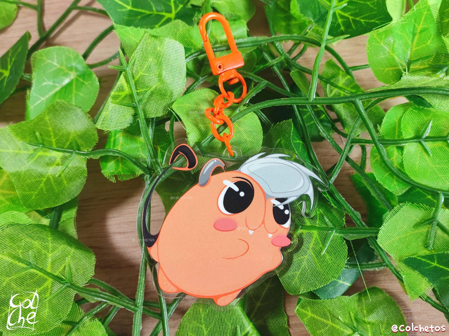 Perro Sierra Demonio Kawaii - Keychain