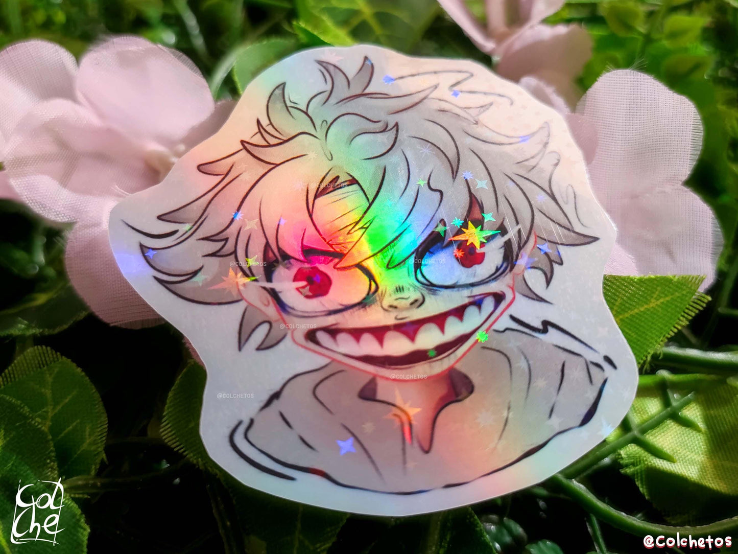 Rey de la Basura Creepy Face - Sticker