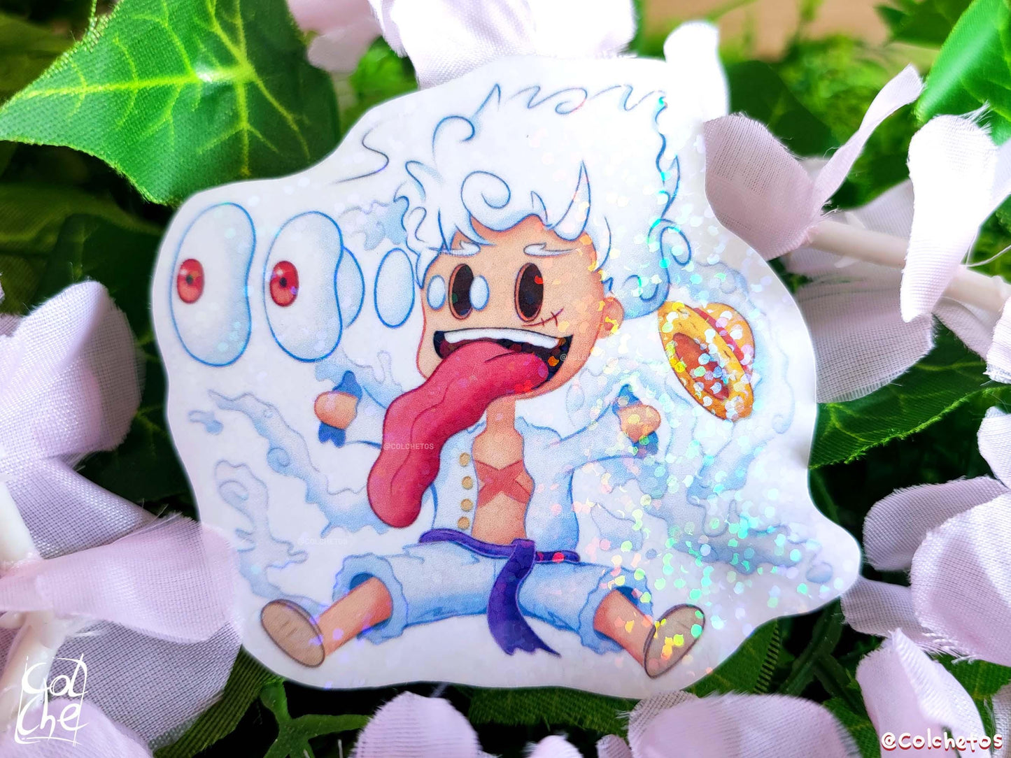 Dios de las risas con ojos saltones - Sticker