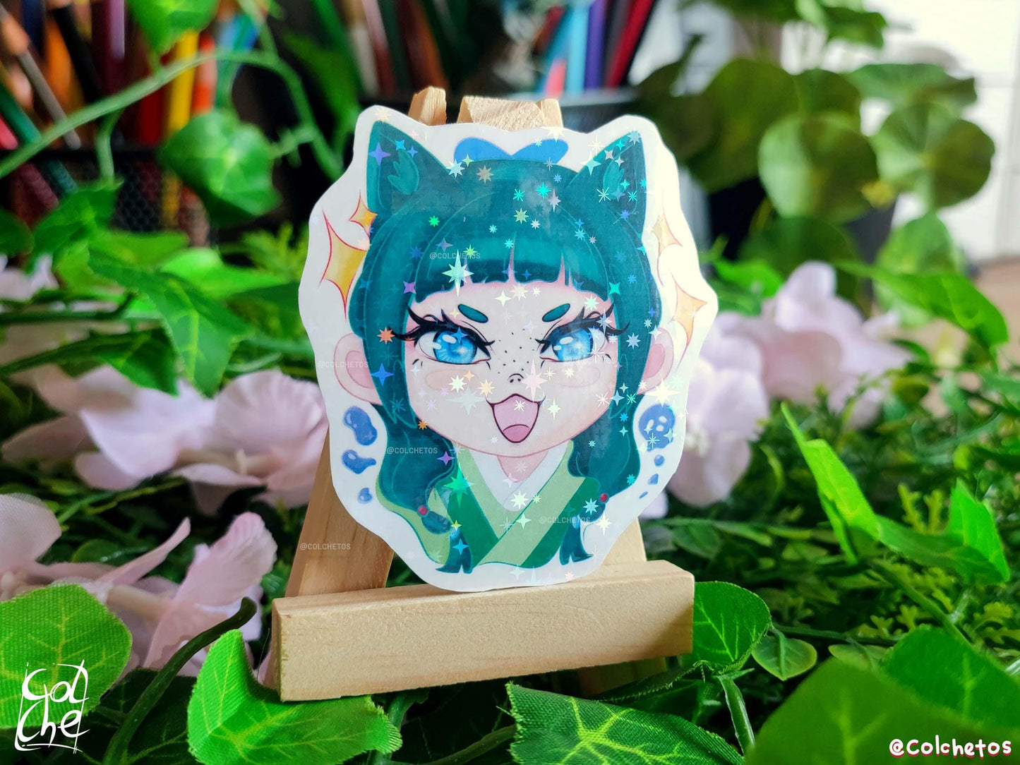 Boticaría Venenosa Gato Cute - Sticker