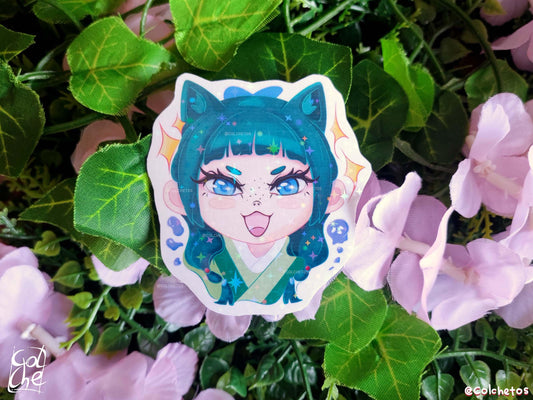 Boticaría Venenosa Gato Cute - Sticker