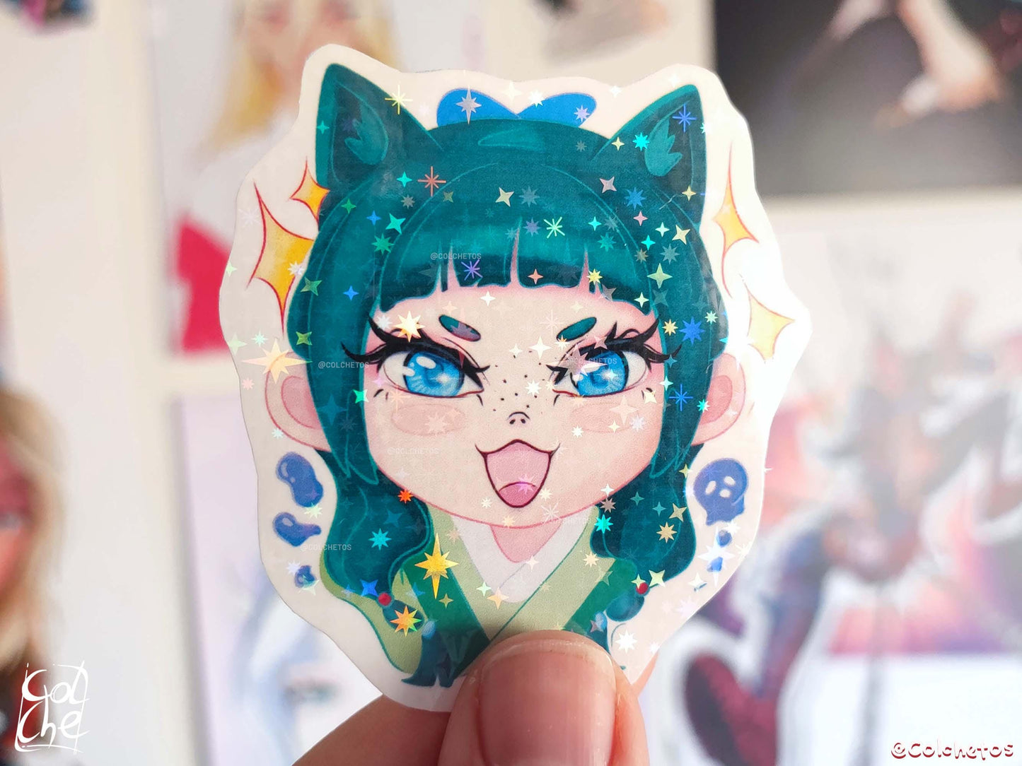 Boticaría Venenosa Gato Cute - Sticker