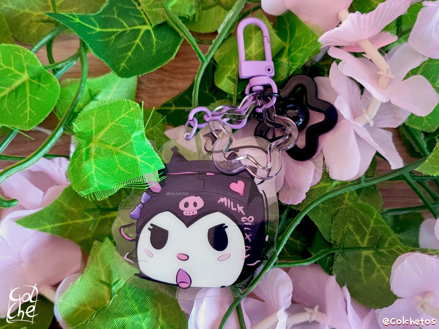 Gato malvado MilkBrick Cute - Keychain