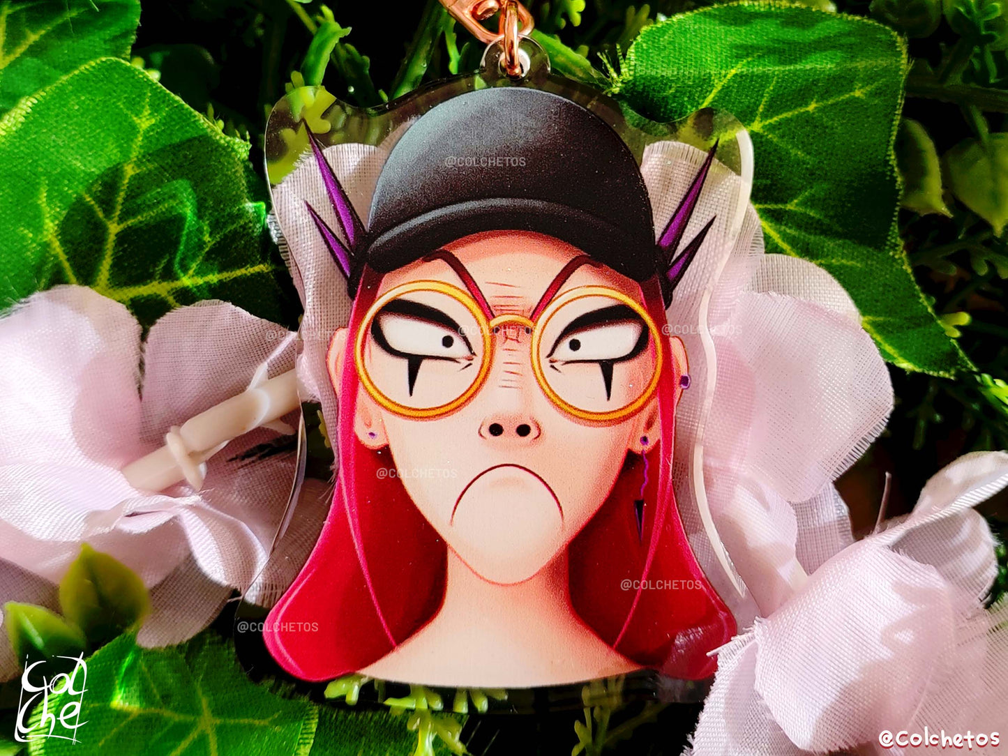 Cantante de Kpop Enfadada - Keychain