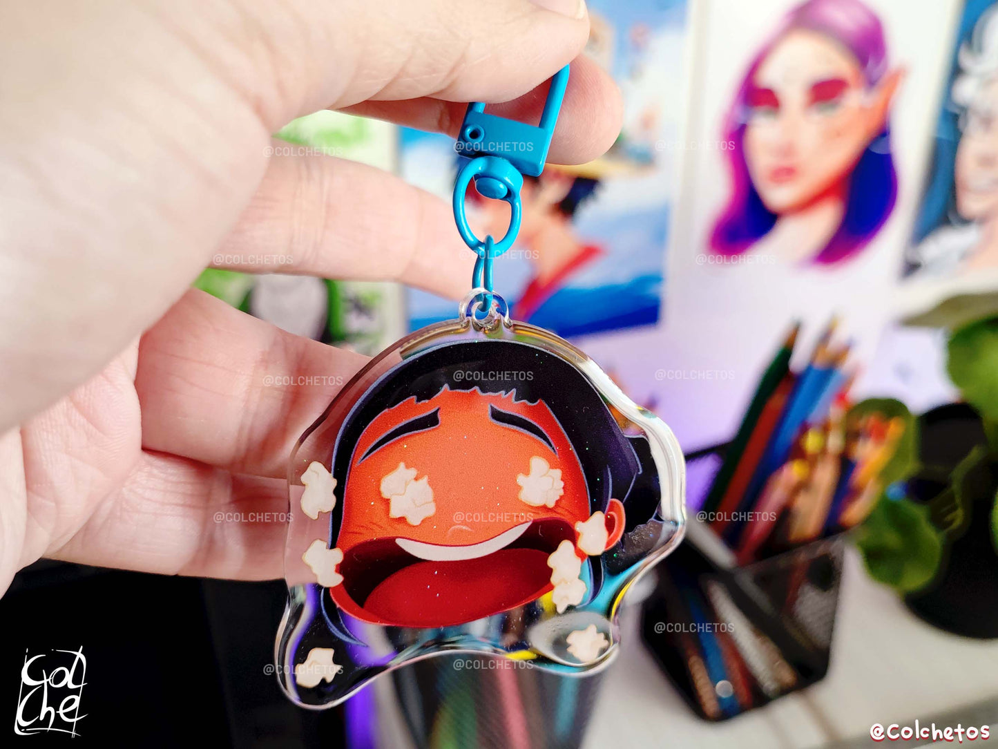 Cantante de Kpop Palomitas - Keychain