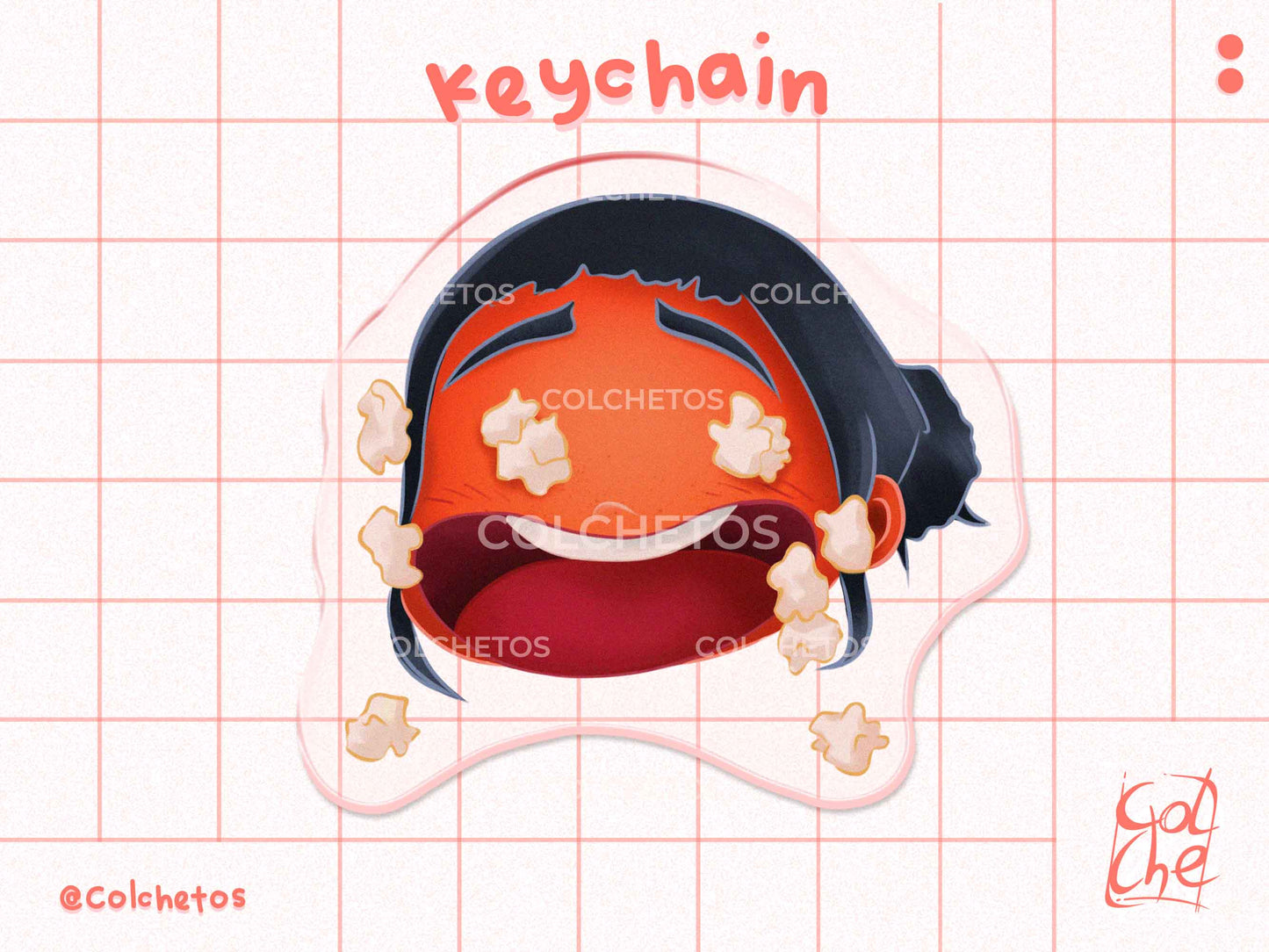 Cantante de Kpop Palomitas - Keychain