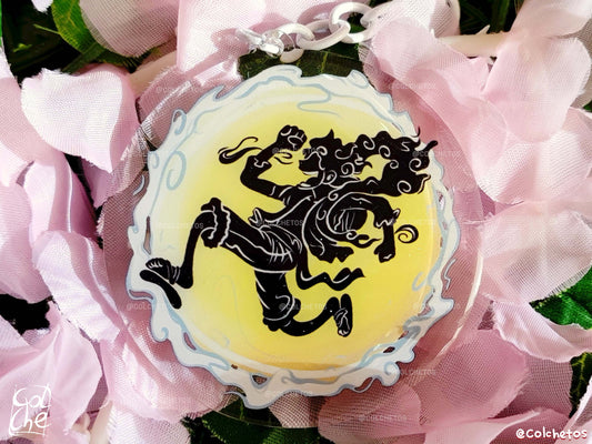 Dios de las risas Saltando - Keychain