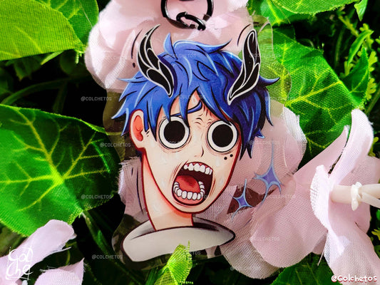 Demonio armas susto - Keychain