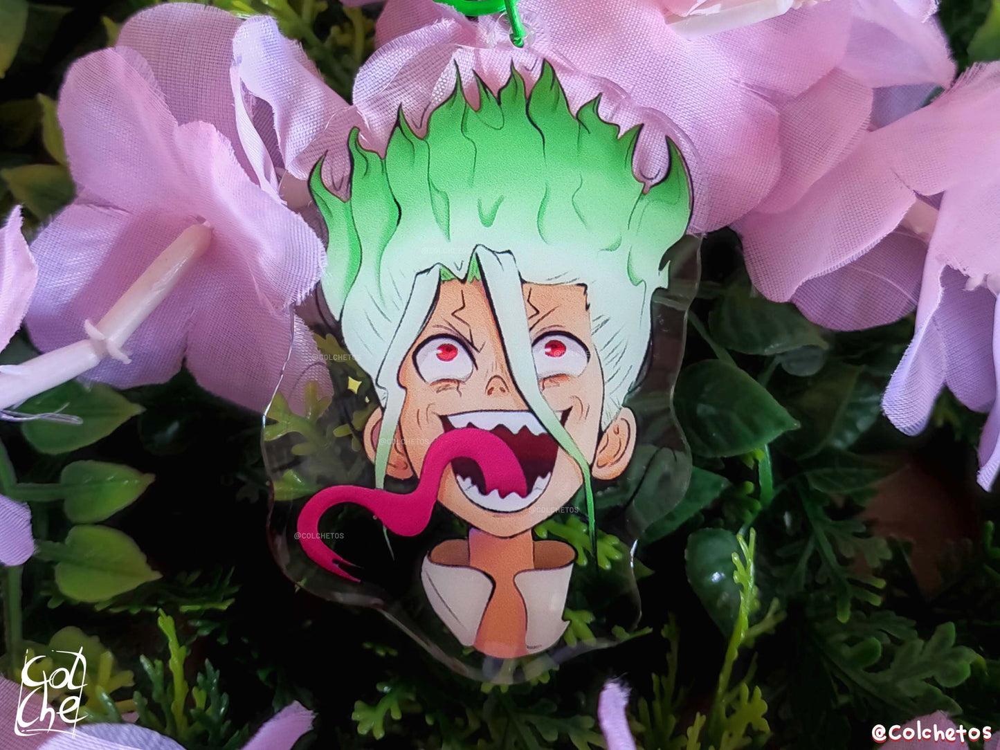 Dr Loco Con Lengua Meme - Keychain