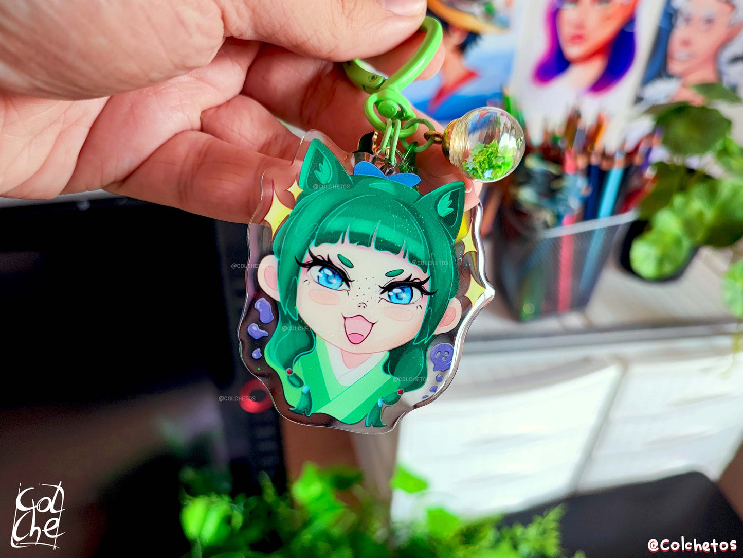 Boticaría Venenosa Gato Cute - Keychain