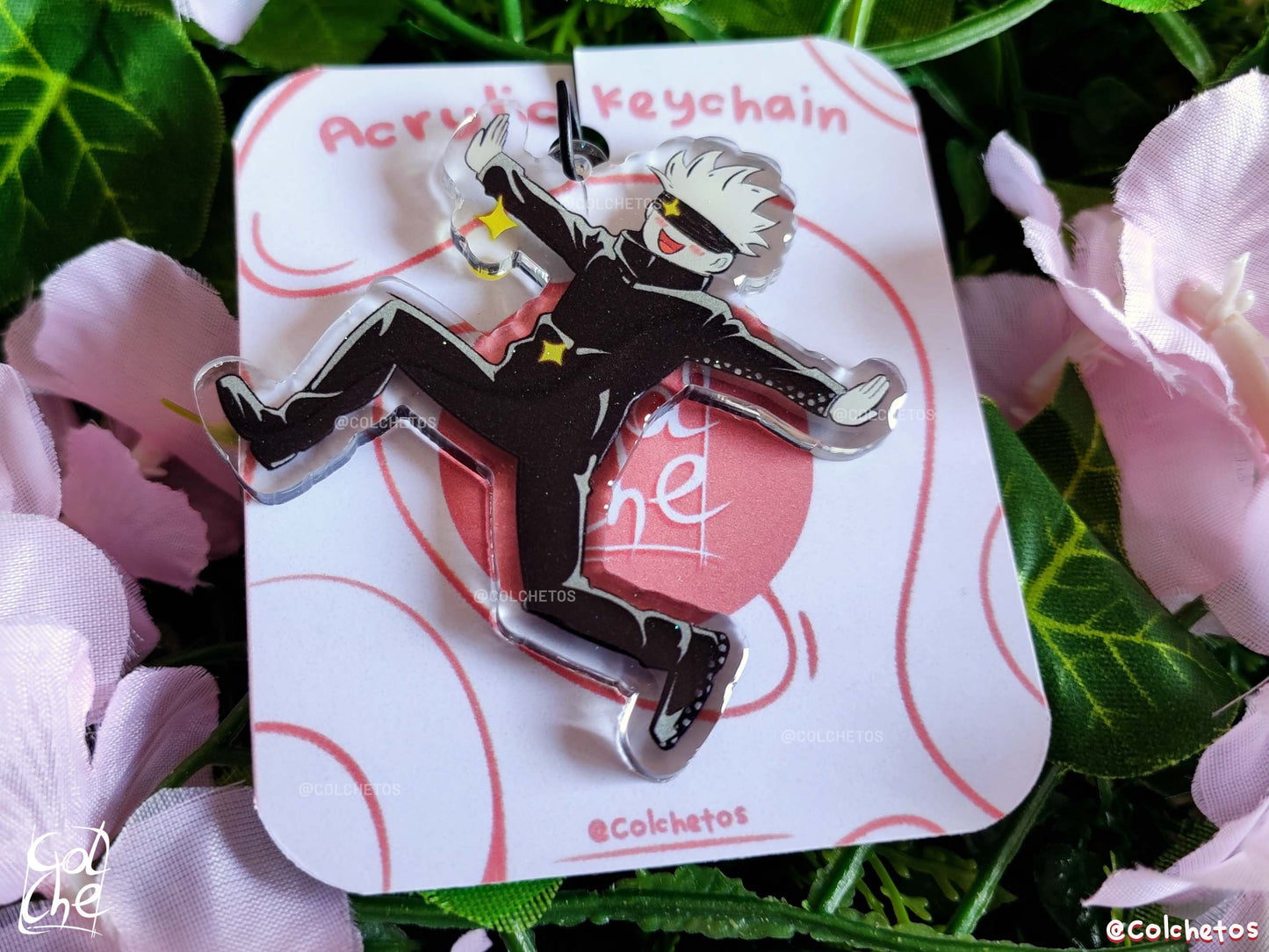 Sensei en campo de flores - Keychain Stars