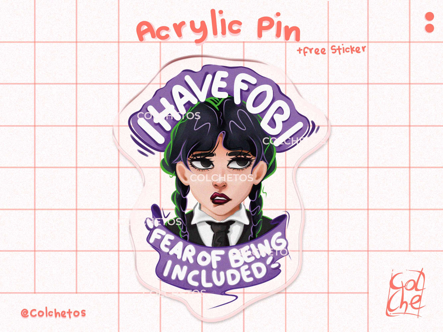 FOBI Chica malvada - Pin