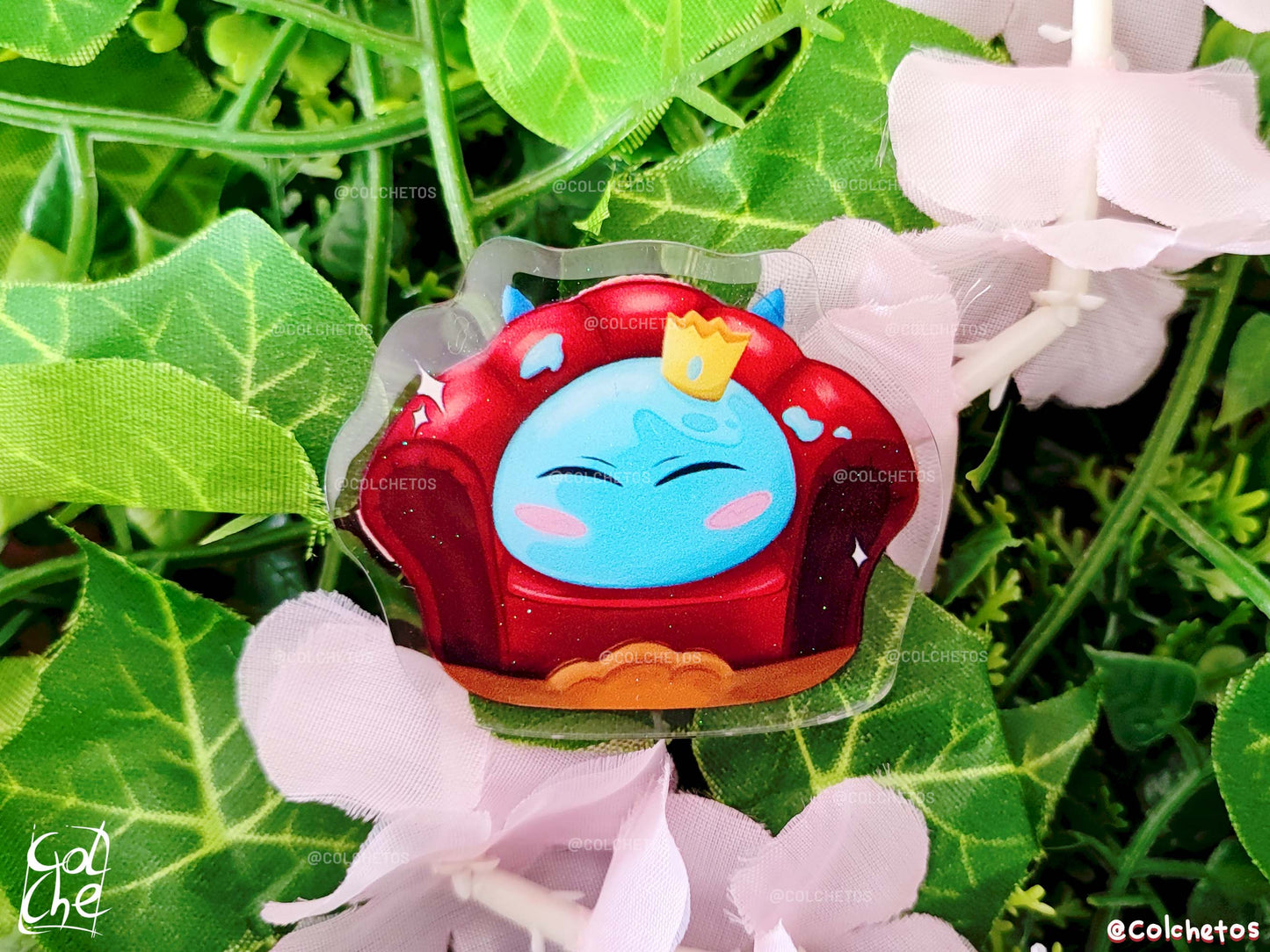 Rey Demonio Slime en Sofá - Pin