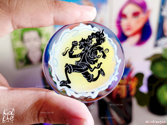 Dios de las risas Saltando - Pin