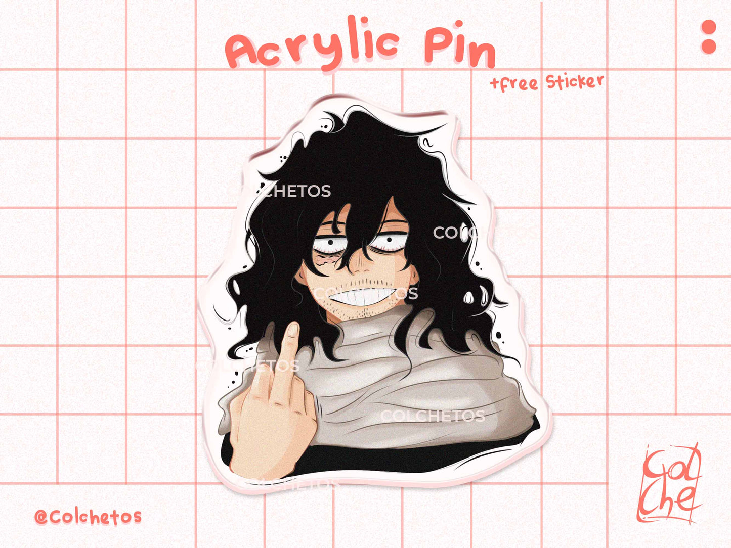 Sensei de Heroes FY - Pin