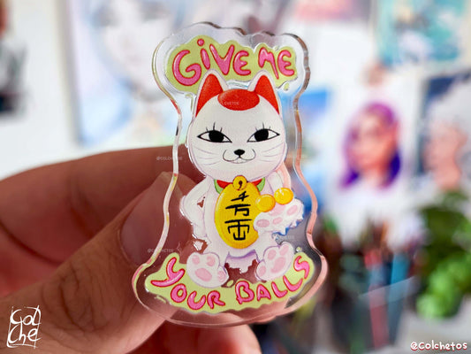 "Give Me Your Balls" Vieja Gato - Pin