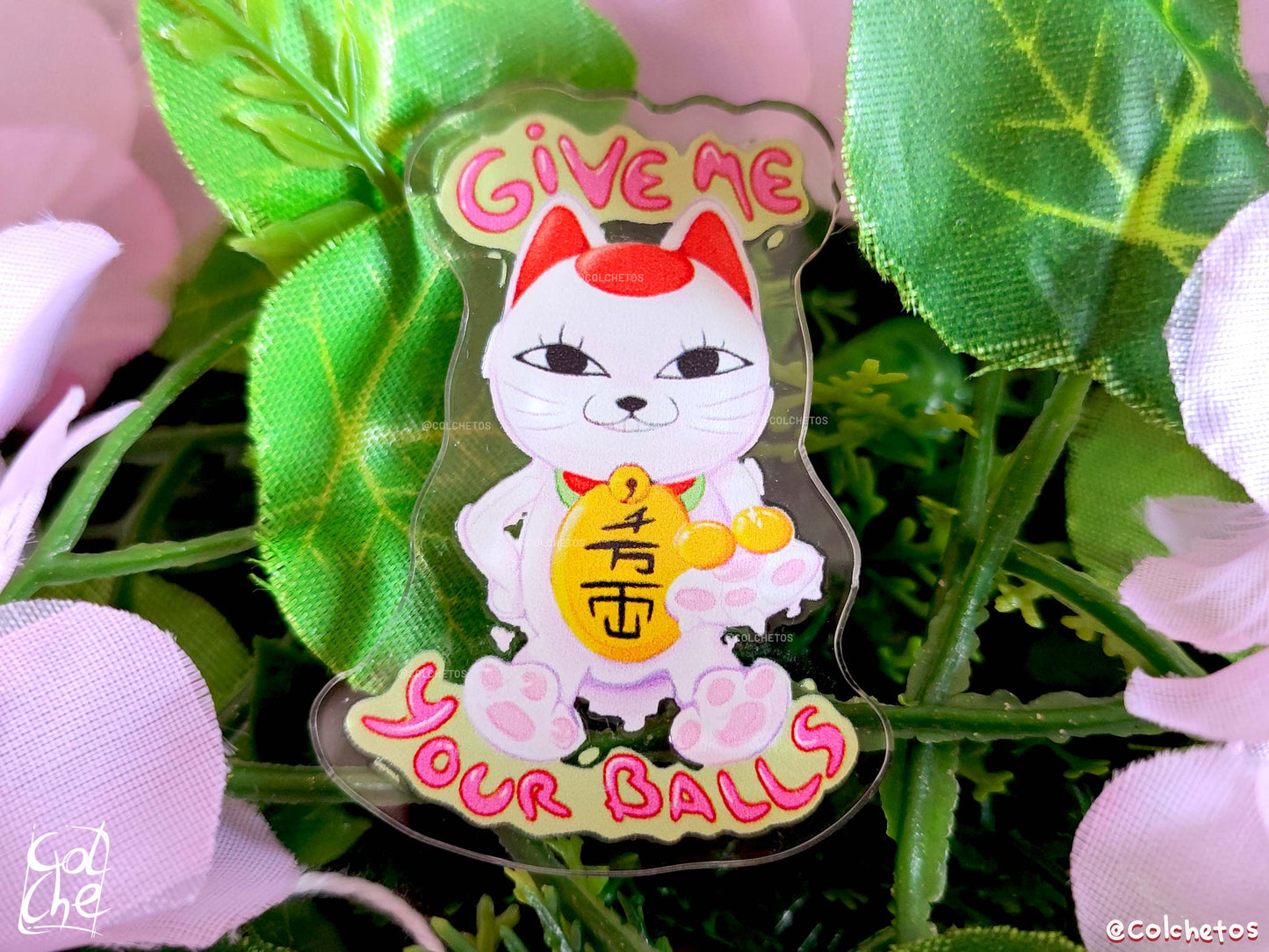 "Give Me Your Balls" Vieja Gato - Pin