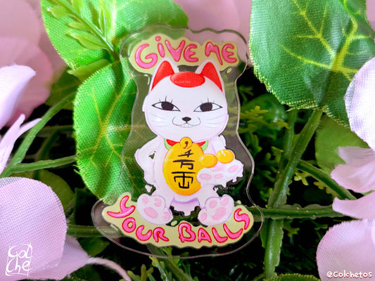 "Give Me Your Balls" Vieja Gato - Pin