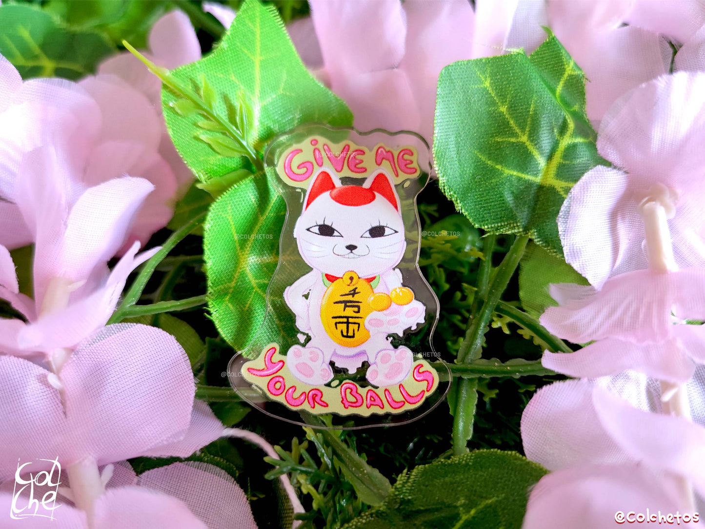 "Give Me Your Balls" Vieja Gato - Pin