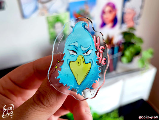 Hombre Pájaro Gamer Hehe Meme - Pin