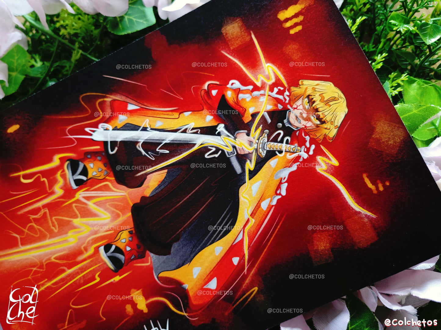 Gritón amarillo caza demonios - Print