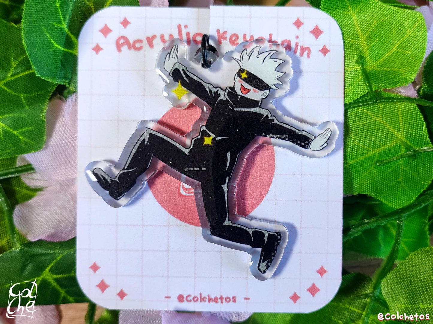 Sensei en campo de flores - Keychain