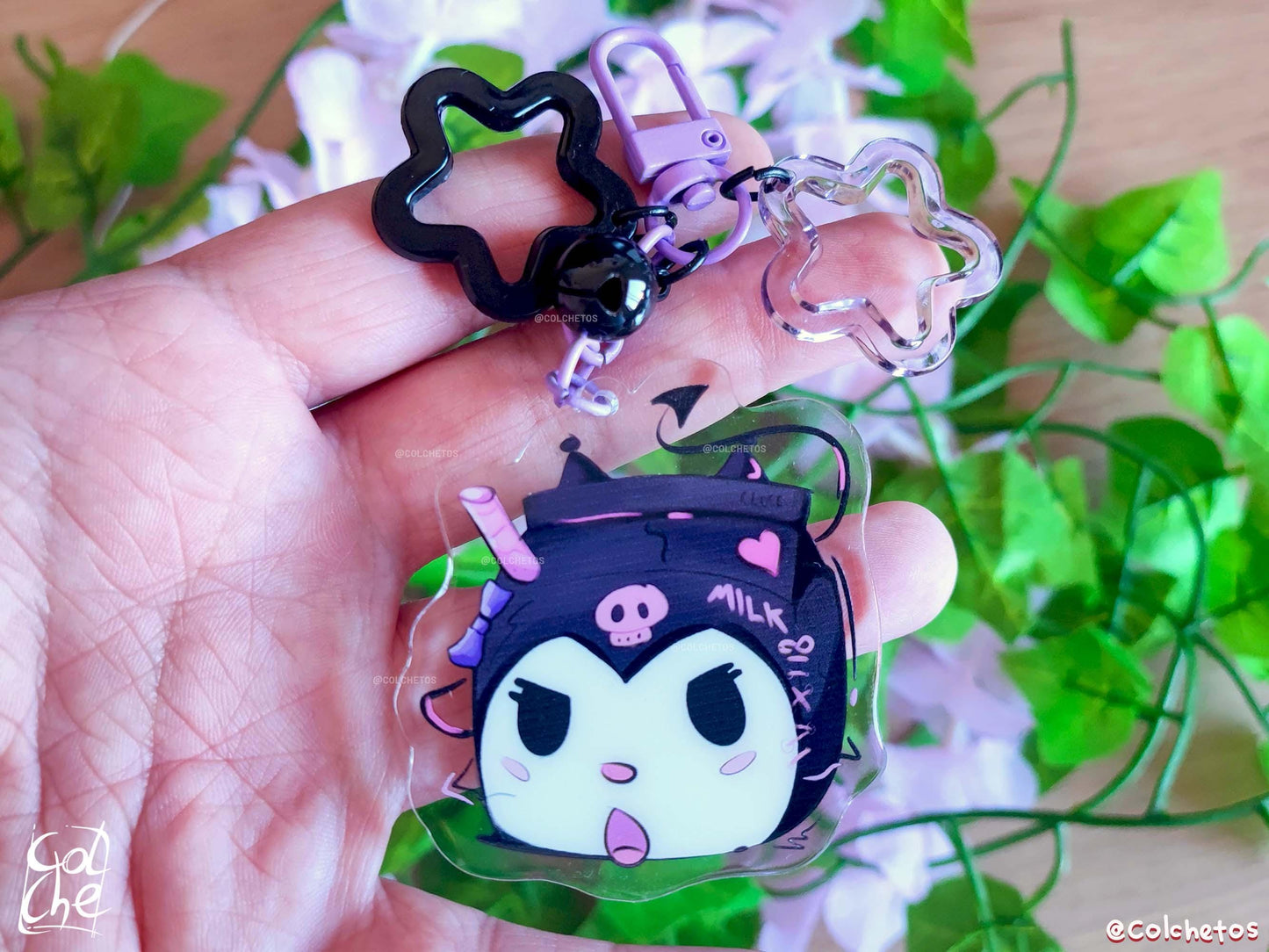 Gato malvado MilkBrick Cute - Keychain