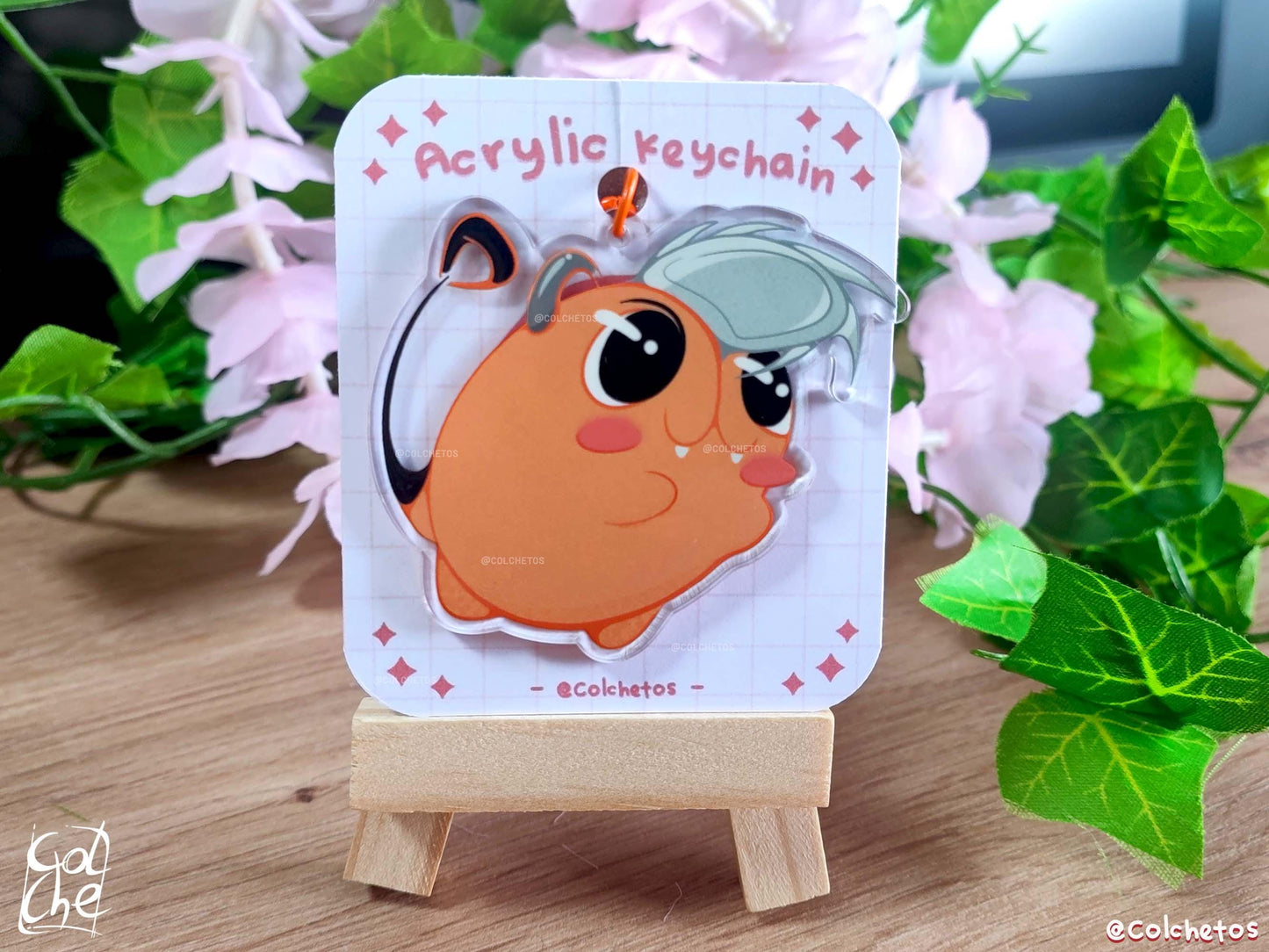 Perro Sierra Demonio Kawaii - Keychain