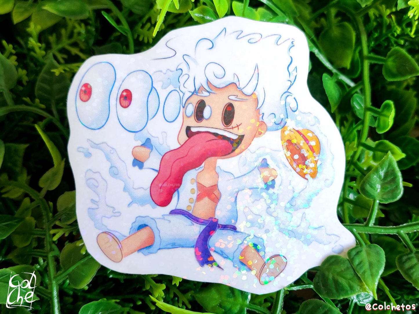 Dios de las risas con ojos saltones - Sticker