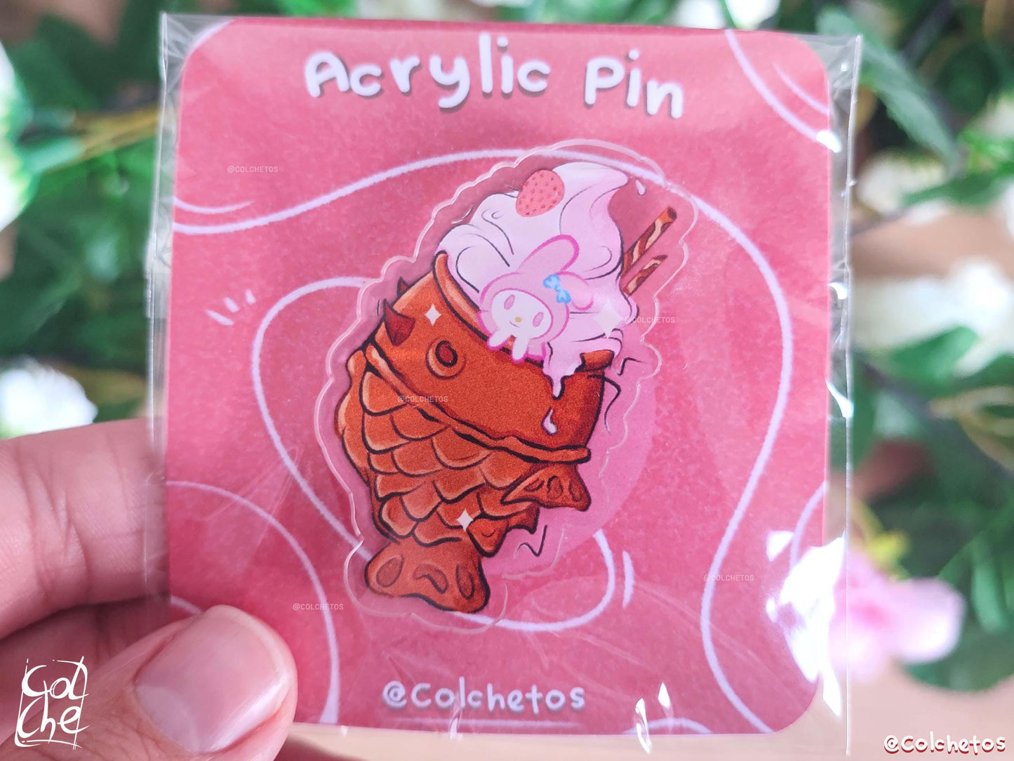 Taiyaki Coneja Rosa - Pin