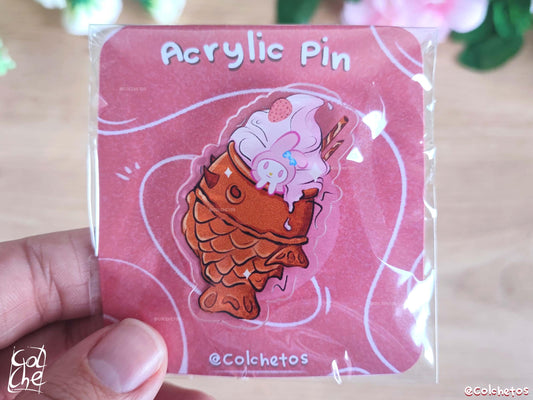 Taiyaki Coneja Rosa - Pin