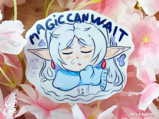 Elfa Maga Dormida "Magic can wait" - Sticker