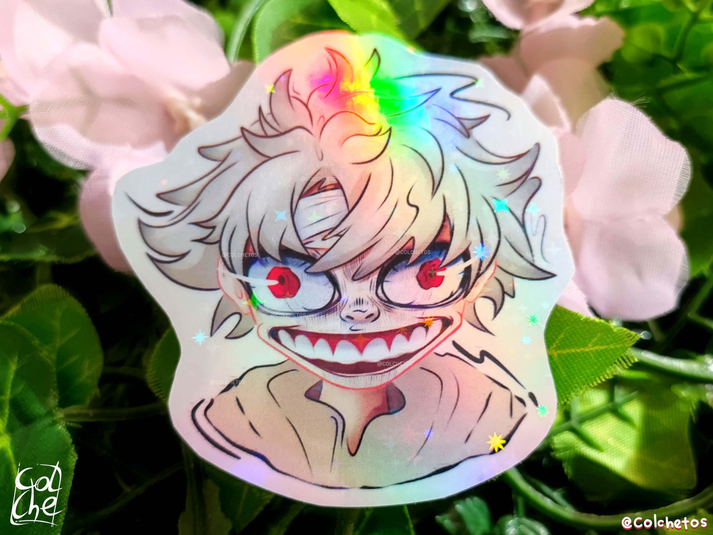 Rey de la Basura Creepy Face - Sticker