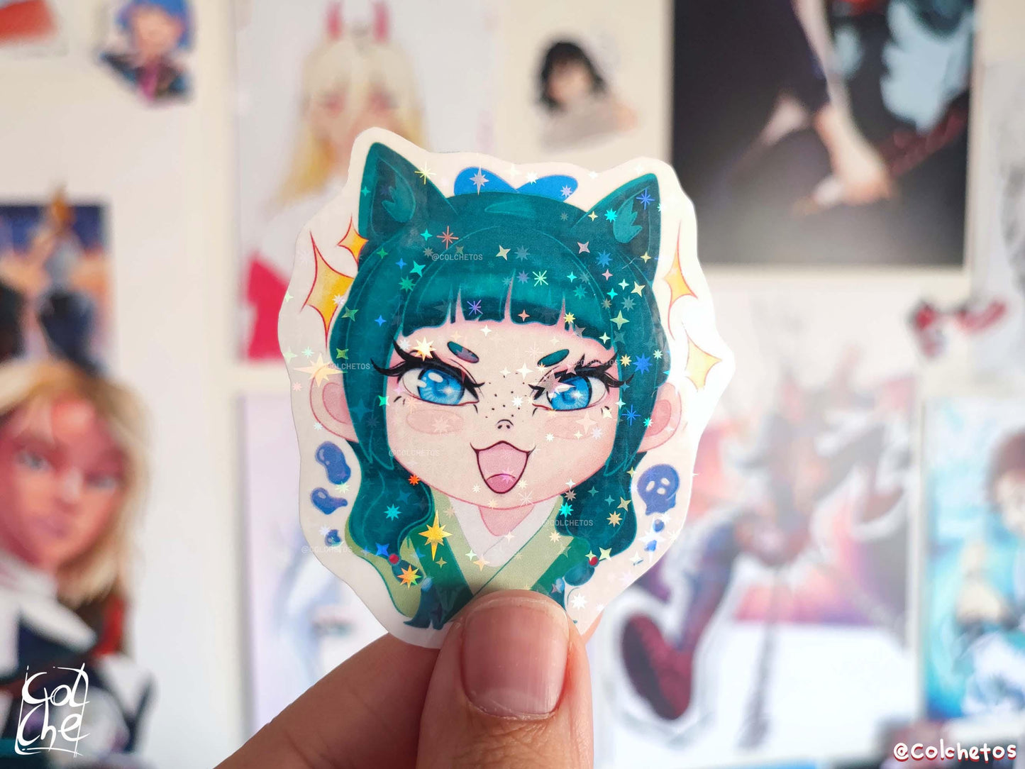 Boticaría Venenosa Gato Cute - Sticker