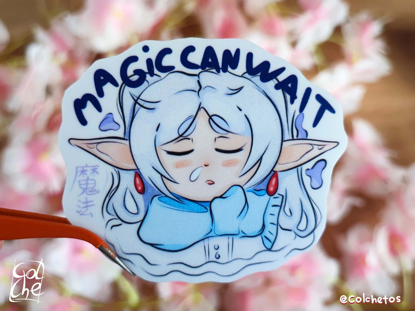 Elfa Maga Dormida "Magic can wait" - Sticker