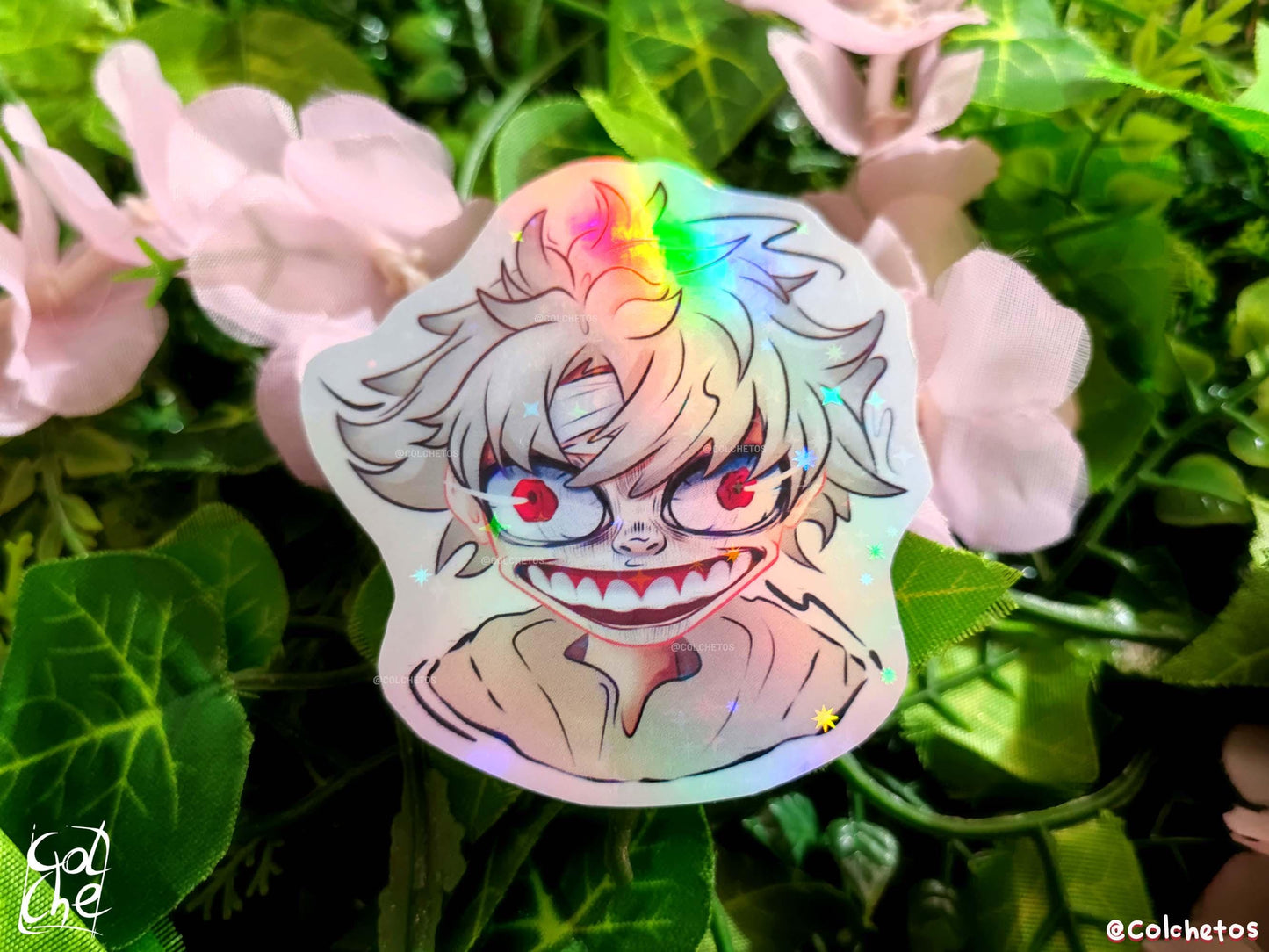 Rey de la Basura Creepy Face - Sticker