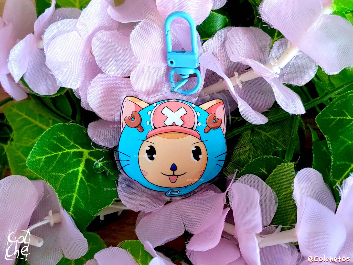 Tony Tony Chopper Cat - Acrylic Pin Anime - One Piece - Anime Neko - by Colchetos