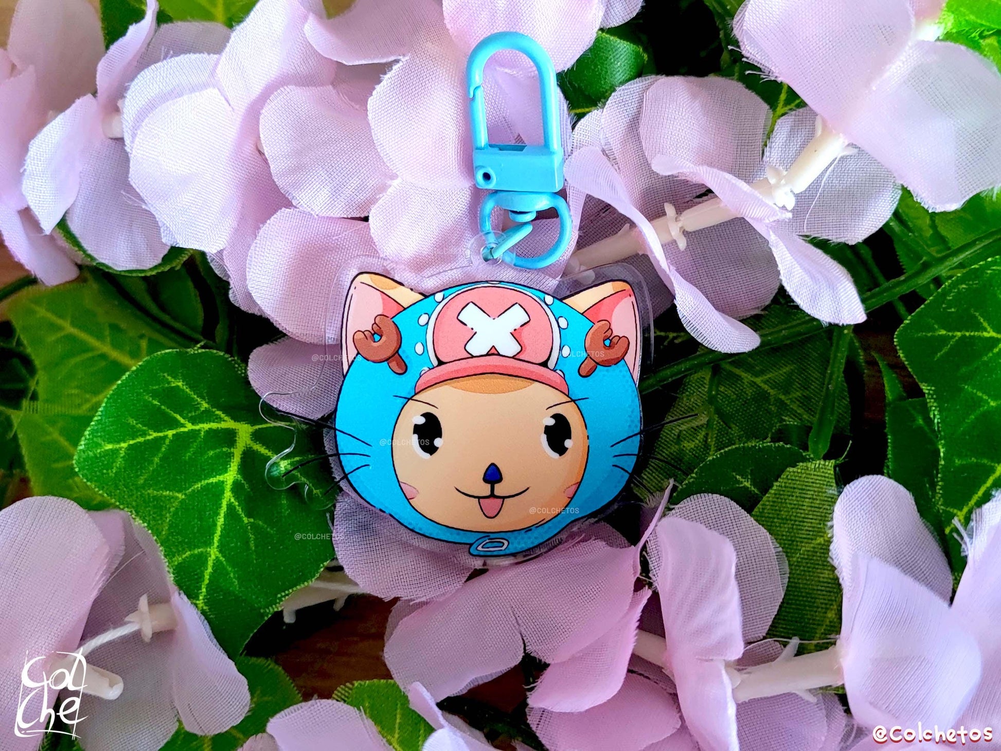 Tony Tony Chopper Cat - Acrylic Pin Anime - One Piece - Anime Neko - by Colchetos