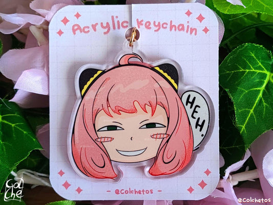 Anya Forger Acrylic Keychain - Spy x Family - By Colchetos