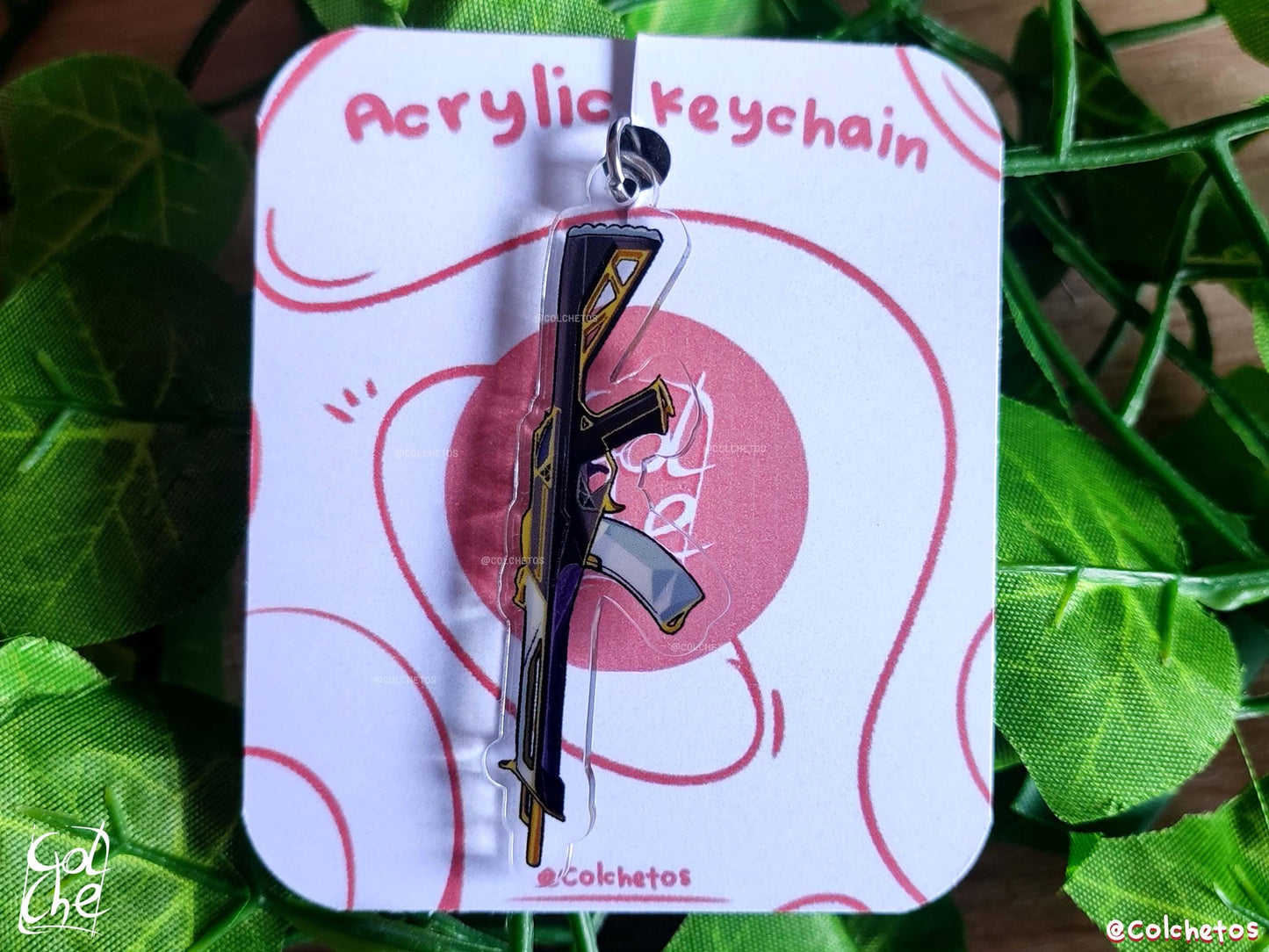 Vandal Prime Keychain Valorant - Vandal Key Ring - Regalo Gamer - Gift for Gamers - By Colchetos