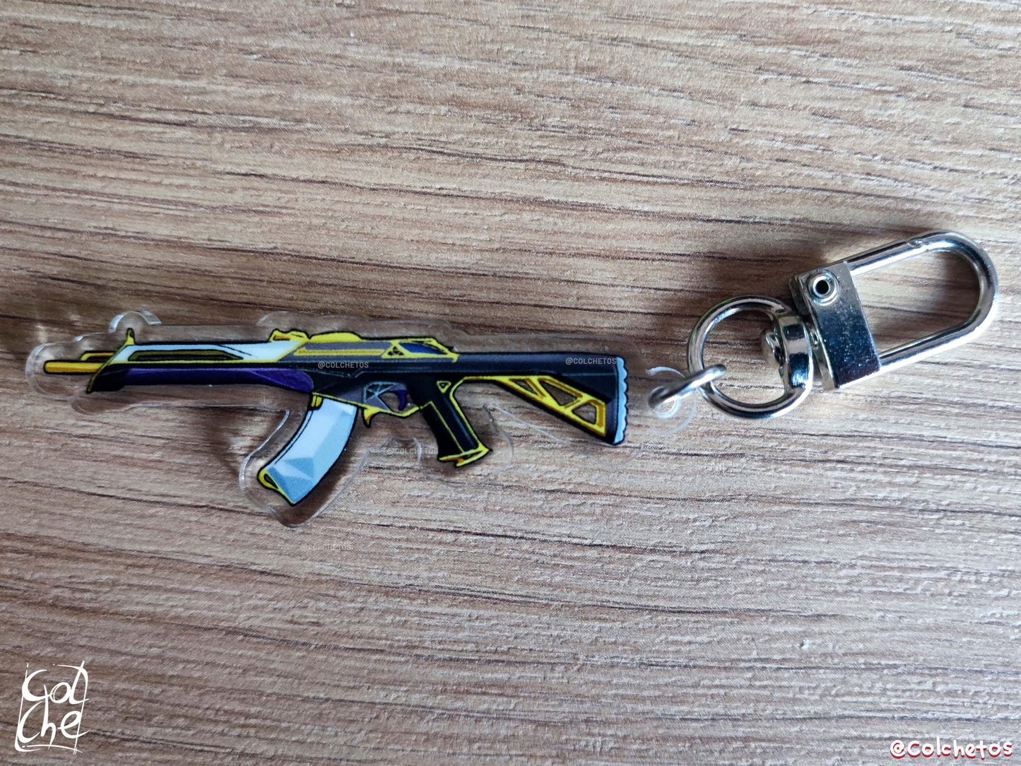 Vandal Prime Keychain Valorant - Vandal Key Ring - Regalo Gamer - Gift for Gamers - By Colchetos